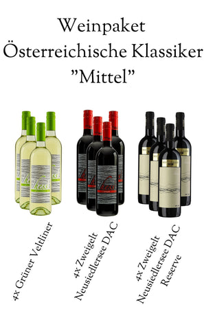 Kategoriebild Weinpakete Österreichische klassiker