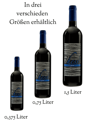 Rotweincuvée Cuv´´e ist in 3 Größern erhältlich