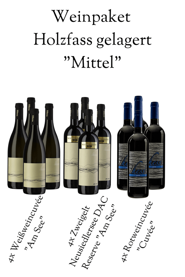 Holzfass ausgebaut Weinpaket Mittel
